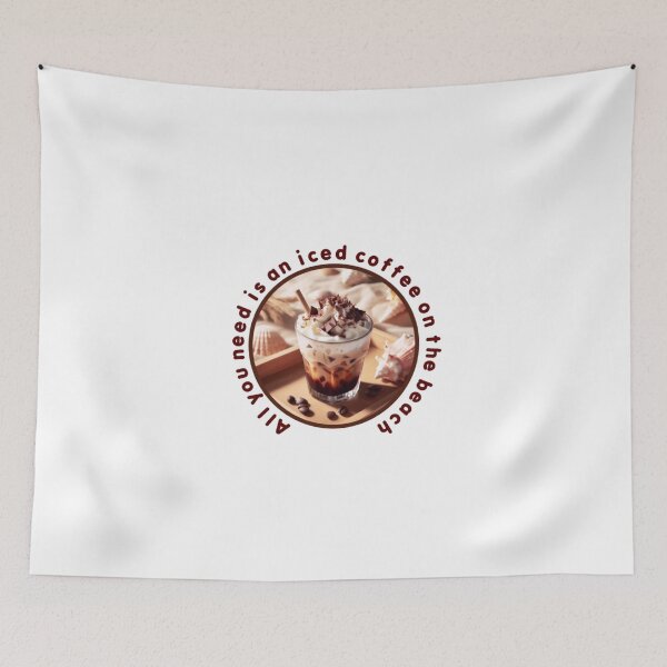 Item preview, Iced Coffee: Beach,  A Symphony of Senses- Awakening the Soul, Igniting the Mind designed and sold by bkbh.