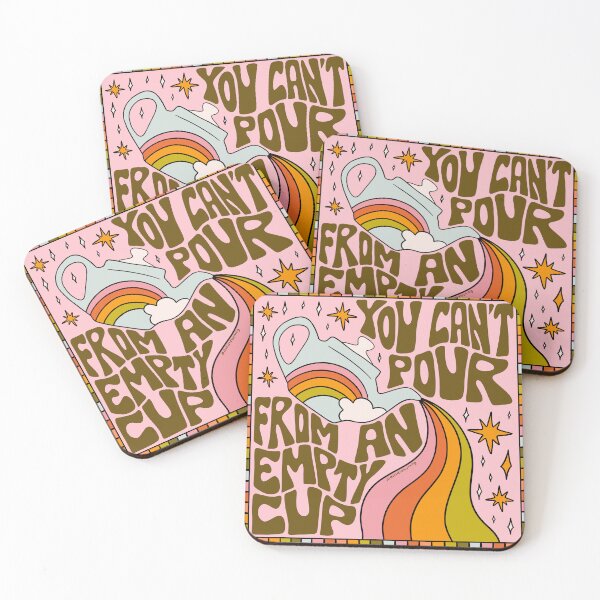 Item preview, You Can't Pour From An Empty Cup designed and sold by doodlebymeg.