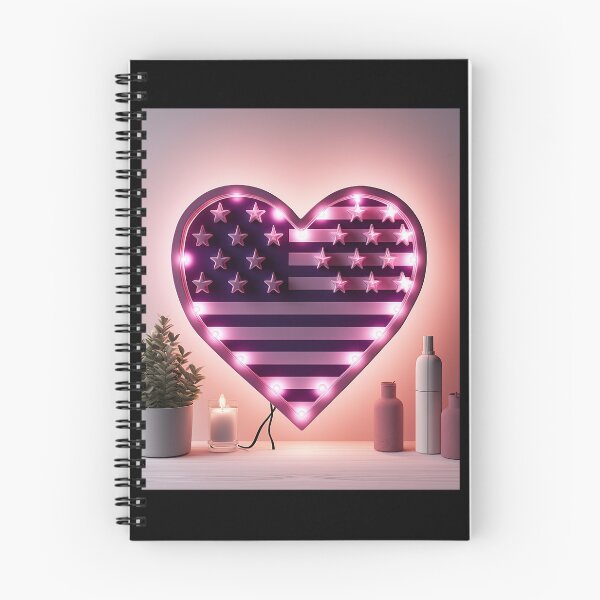 Item preview, Americana Heart Flags designed and sold by Master-Print.
