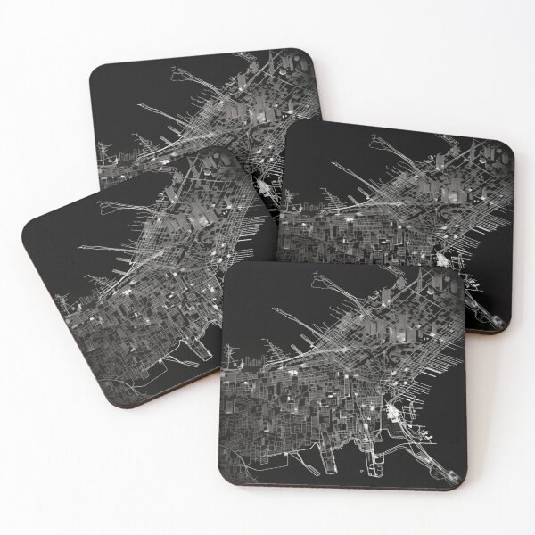 Item preview, Monochrome Urban Complexity designed and sold by sagybp.