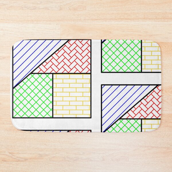 Item preview, Pattern combinations inside Square frame. 2d illustration Printable design designed and sold by abinashm12.