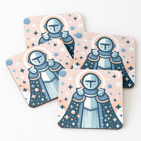 Item preview, Starry Galactic Knight Space Explorer designed and sold by OniumEth.