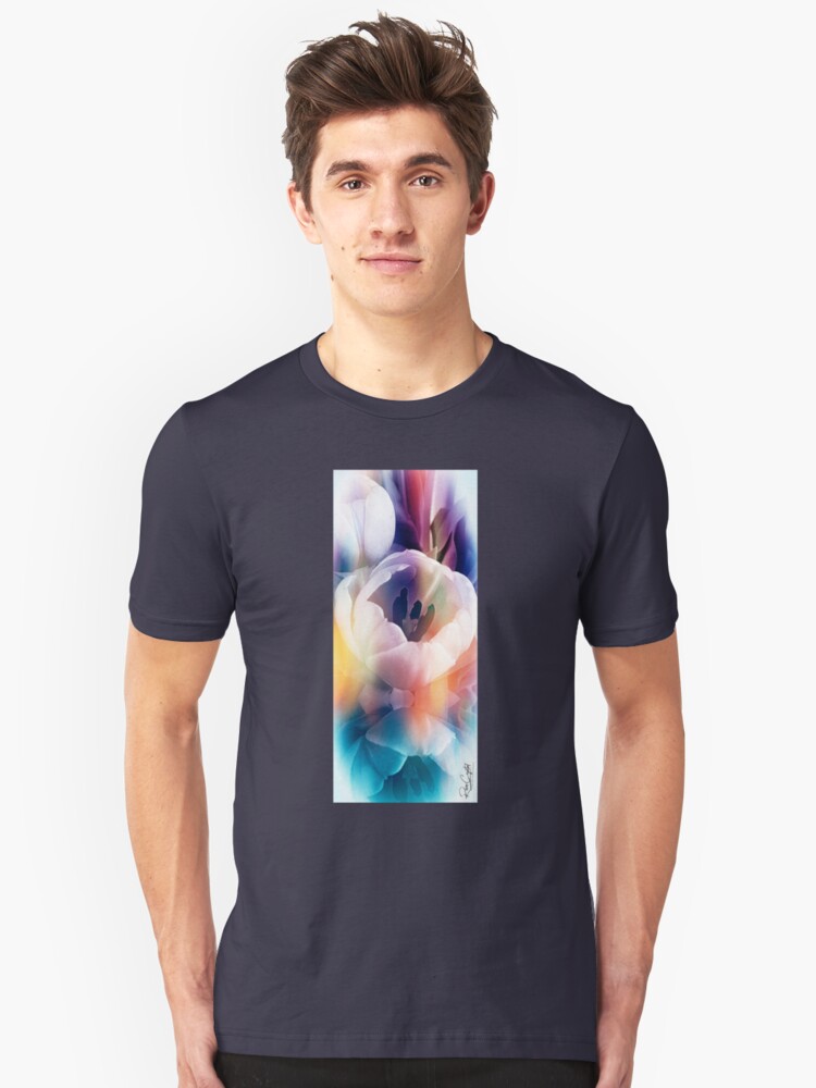 Alternate view of Tulips,Yes! Snow, No! Slim Fit T-Shirt