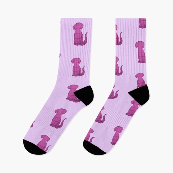 Item preview, Pink Check Dog designed and sold by DinaraandCleo.