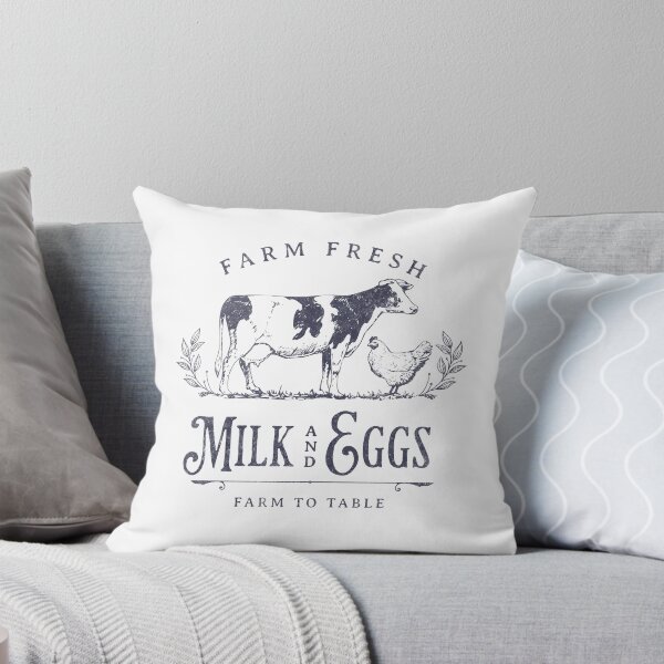 Item preview, Rustic Farm Fresh Milk and Eggs  designed and sold by FreshMintBoutiq.