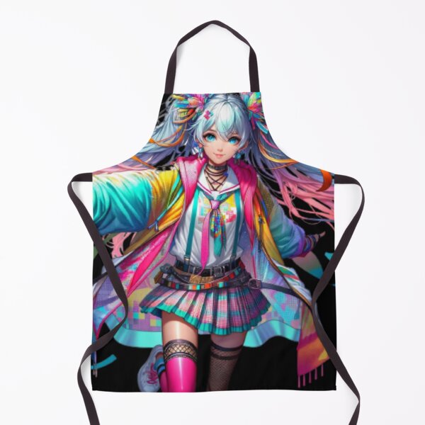 Item preview, Anime Vision: Hyperrealistic Splendor in a Rainbow of Colors designed and sold by masquetea.