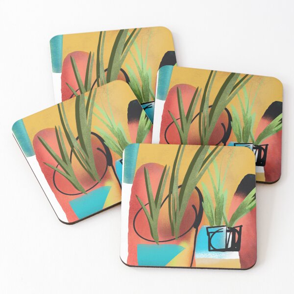 Item preview, "Harmony in the Green" - Abstract Snake Plants Sansevieria  designed and sold by pngrktes-art.