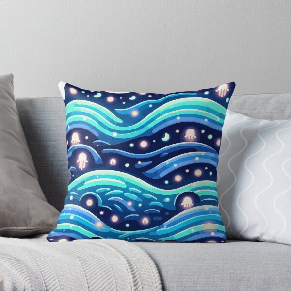 Item preview, Enchanted Ocean Waves and Luminous Jellyfish designed and sold by OniumEth.