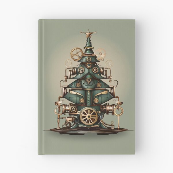 Item preview, Árbol de Navidad Steampunk estilo retro vintage designed and sold by MusesWhispers.