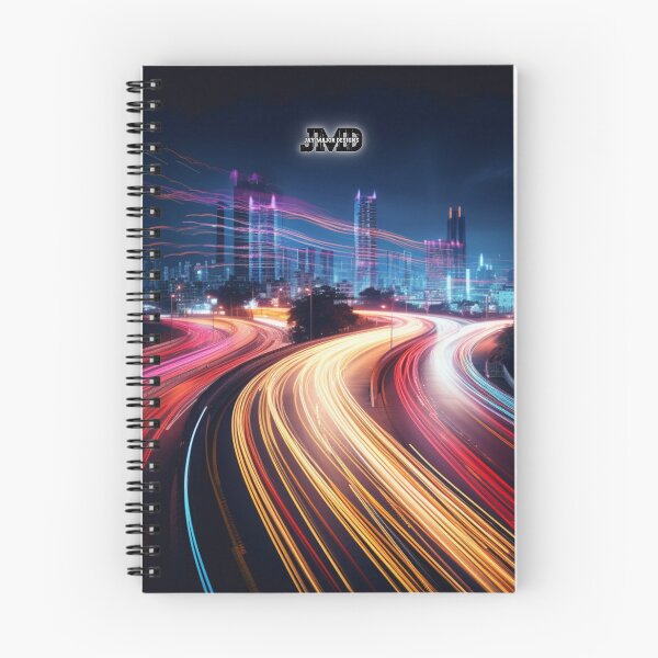 Item preview, Long Exposure City Traffic Neon Lights 1 designed and sold by Jenson Major.