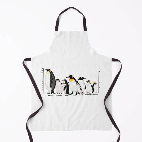Item preview, Antarctic Penguins Height Drawing designed and sold by ArtAndBliss.