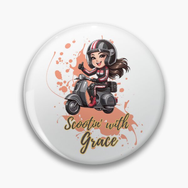 Item preview, Scootin' With Grace Scooter Girl designed and sold by Antianeira.