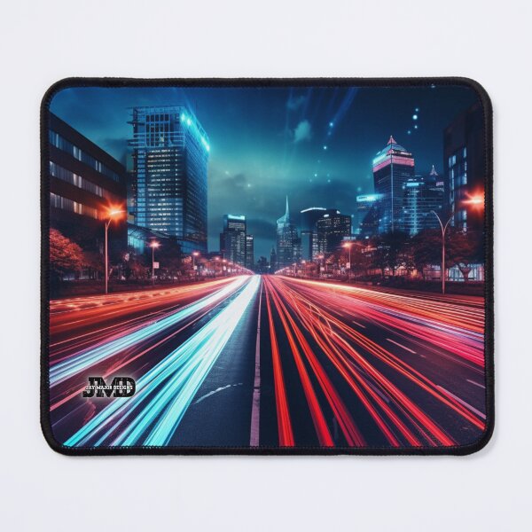 Item preview, Long Exposure City Traffic Neon Lights 2 designed and sold by Jenson Major.