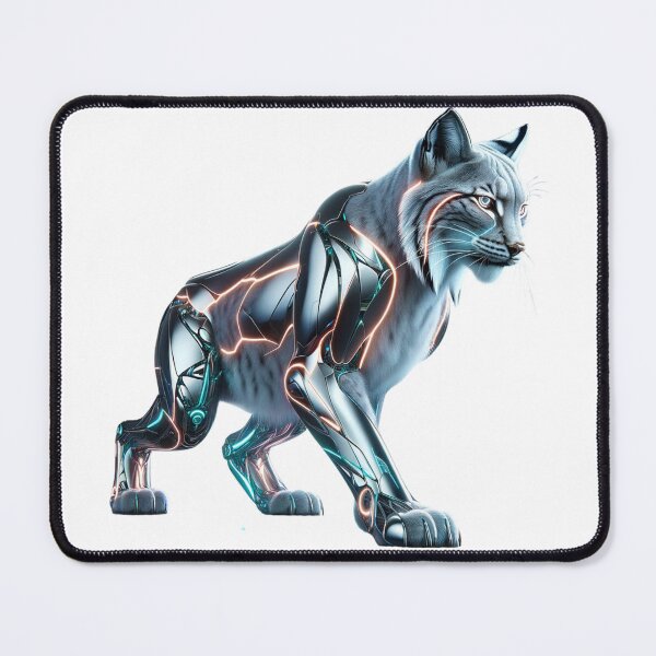 Item preview, Mirror Lynx - Neon Stealth designed and sold by MrAI-Store.