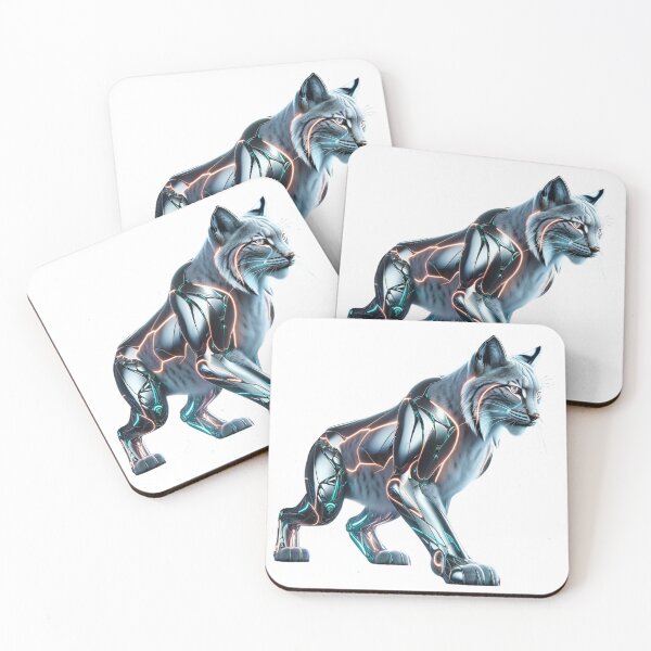 Item preview, Mirror Lynx - Neon Stealth designed and sold by MrAI-Store.