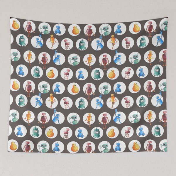 Item preview, Polka bots grey designed and sold by Peculiaris.