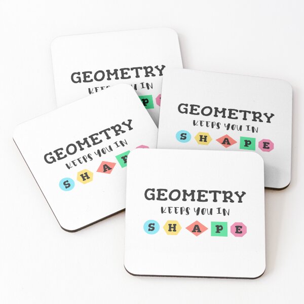 Item preview, Geometry keeps you in shape, geometric shapes designed and sold by HandicraftArt.