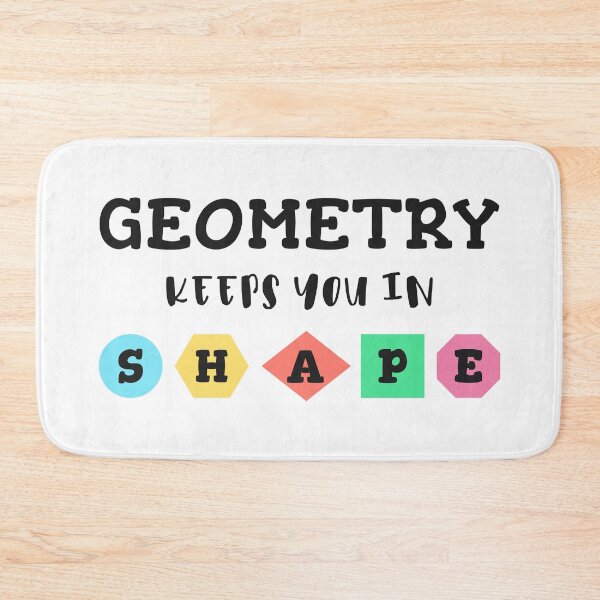 Item preview, Geometry keeps you in shape, geometric shapes designed and sold by HandicraftArt.