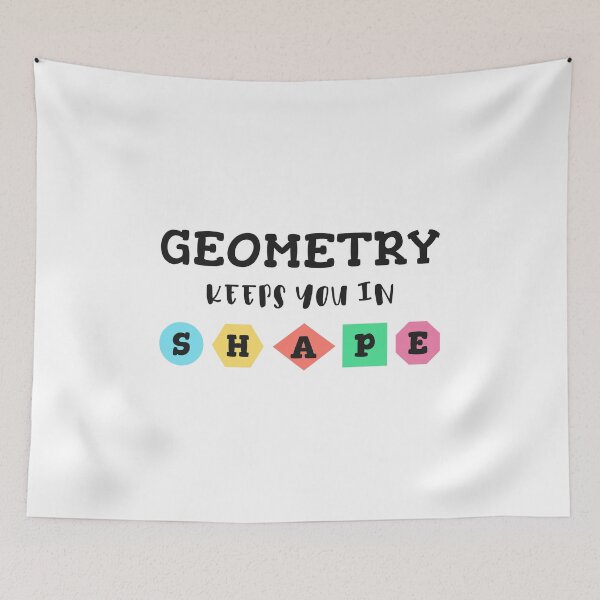 Item preview, Geometry keeps you in shape, geometric shapes designed and sold by HandicraftArt.
