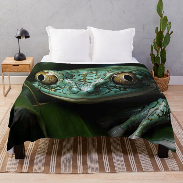 Item preview, Blue Frog 1 designed and sold by Dawn van Doorn.