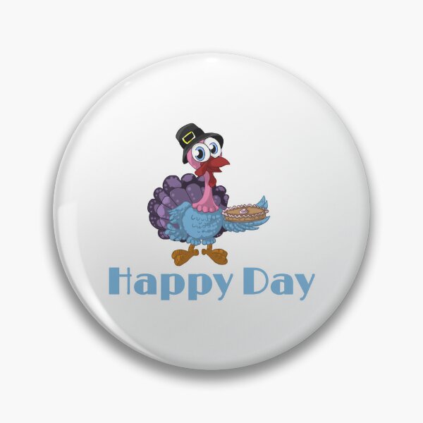 Item preview, turkey says happy day designed and sold by VernettaShipley.