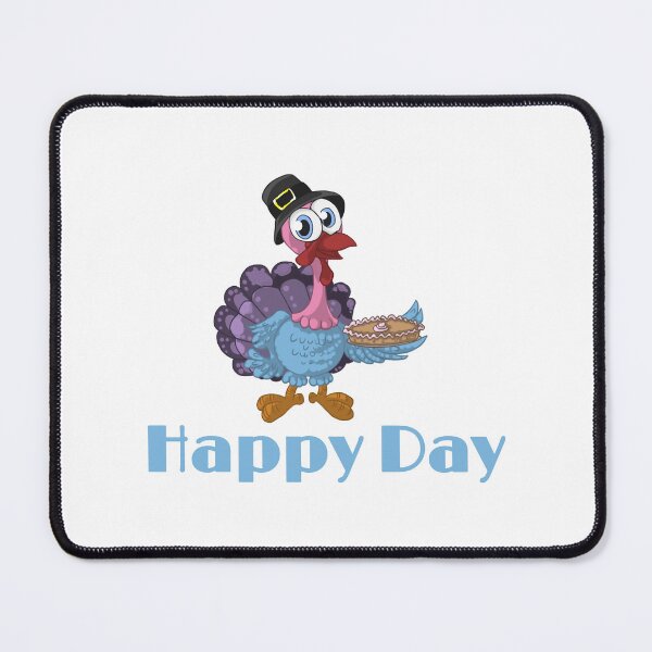 Item preview, turkey says happy day designed and sold by VernettaShipley.