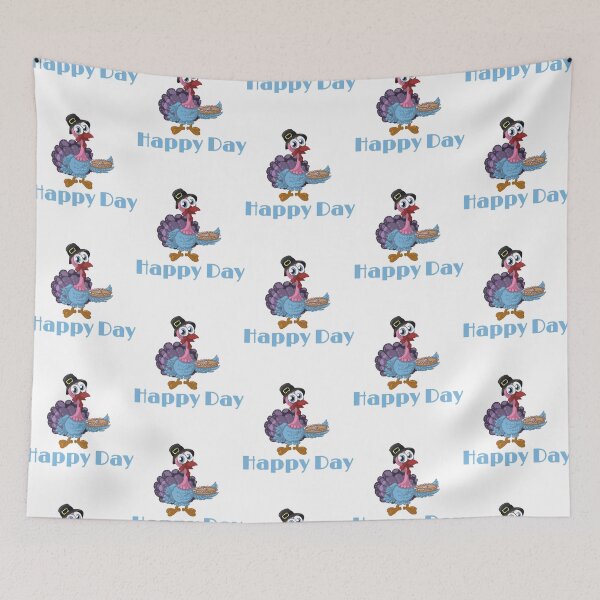 Item preview, turkey says happy day designed and sold by VernettaShipley.