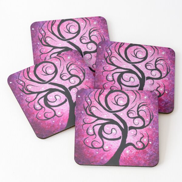 Item preview, Twisted purple tree with stars designed and sold by Jordanka Yaretz.