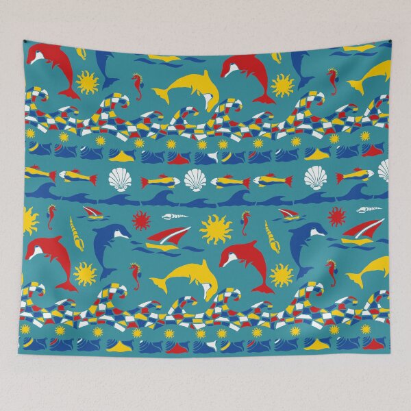 Item preview, Sea mosaic, pattern designed and sold by AvotArt.