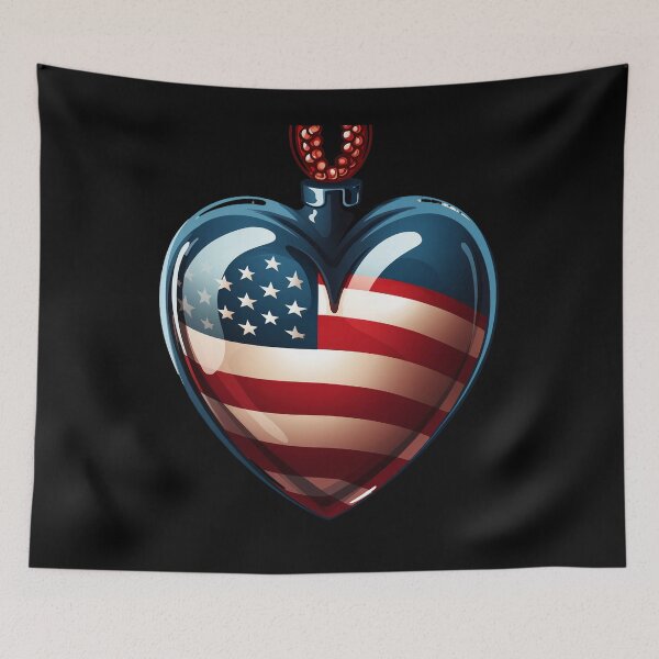 Item preview, Banderas del corazón designed and sold by Master-Print.