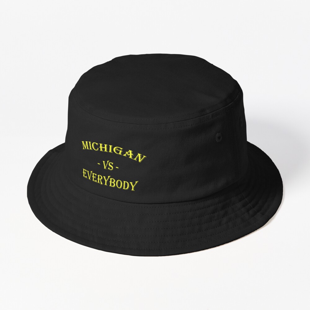 Disover michigan vs everybody 3 Bucket Hat