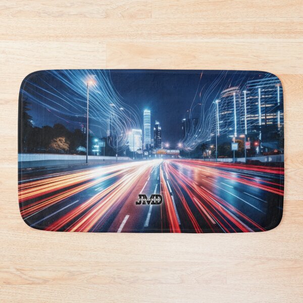 Item preview, Long Exposure City Traffic Neon Lights 5 designed and sold by Jenson Major.