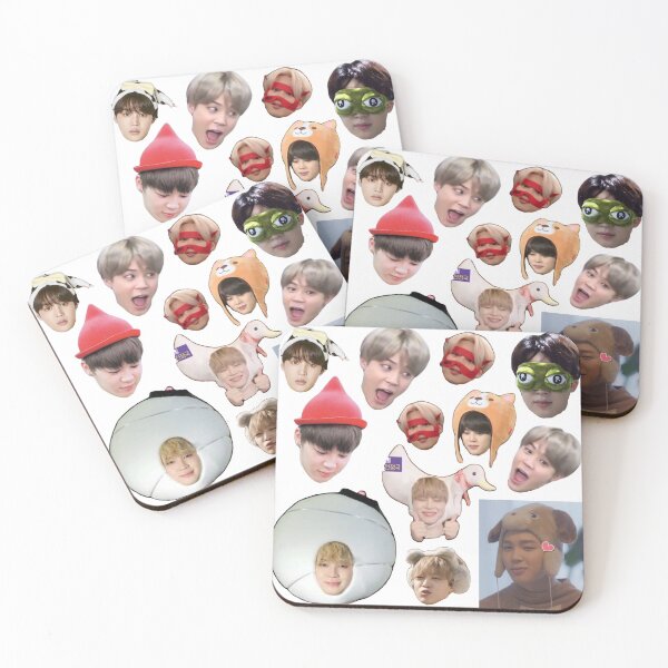 Item preview, There are cute Jimin memes and funny expressions. designed and sold by D- Day.
