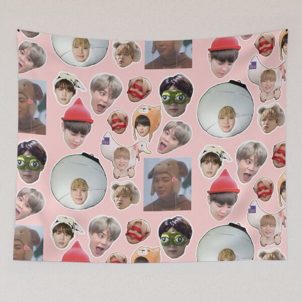 Item preview, There are cute Jimin memes and funny expressions. designed and sold by D- Day.