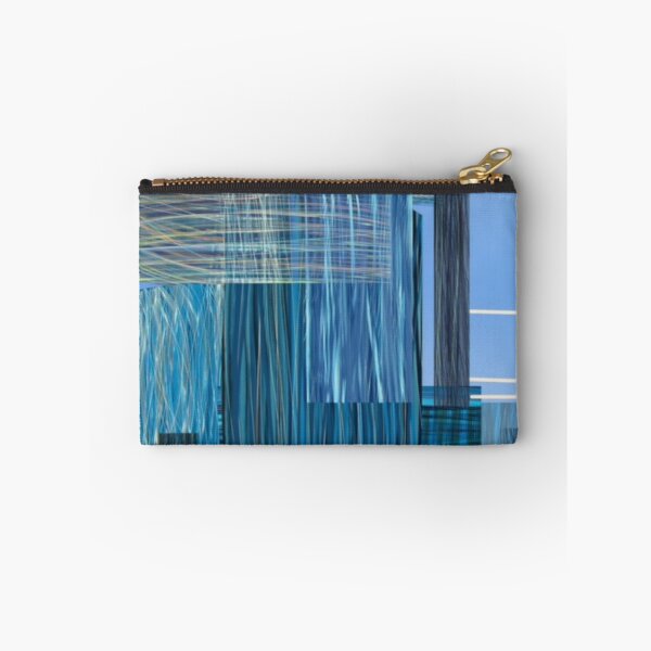 Item preview, "Marked Balance" - Blue Square Abstract Layered Lines Boxes  designed and sold by pngrktes-art.