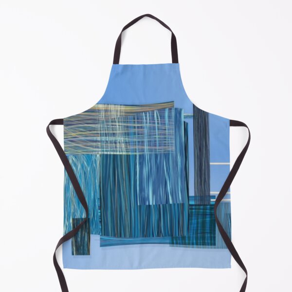 Item preview, "Marked Balance" - Blue Square Abstract Layered Lines Boxes  designed and sold by pngrktes-art.