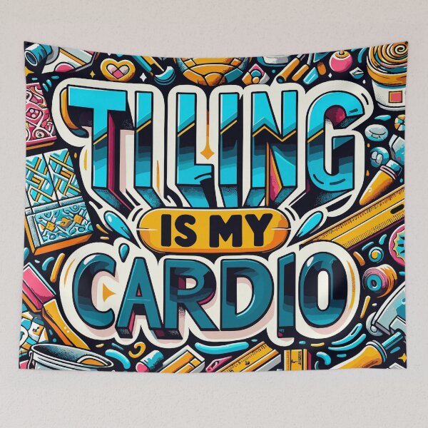 Item preview, Tiling is my cardio designed and sold by TeesYouWant.