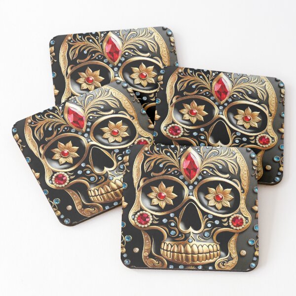 Item preview, Golden skull designed and sold by creativesinapsi.