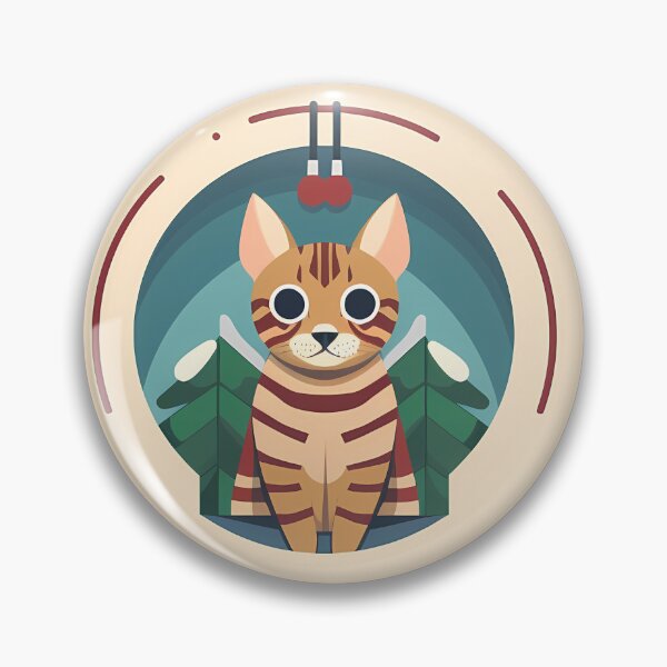 Item preview, Bengal Cat Xmas Ornament, Love Cats designed and sold by Logiamerch.