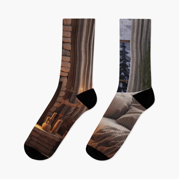 Item preview, Mountain View Winter Evening designed and sold by FireScreen.