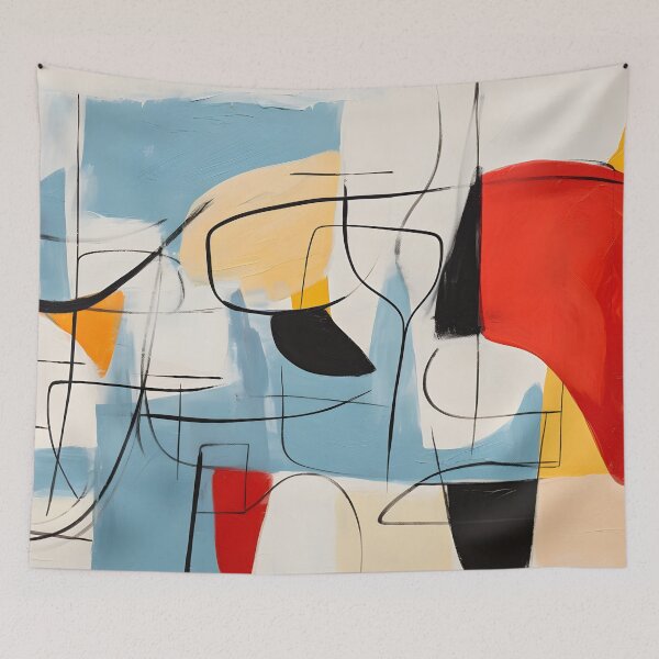 Item preview, Colorful Geometric Kidult Abstract Painting designed and sold by ptlsprntsdsgn.