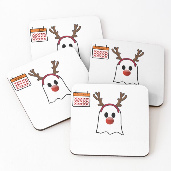 Item preview, Ghost on Novmber 1st- Reindeer designed and sold by HelloTheMelo.