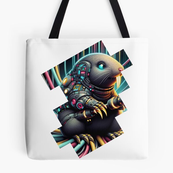 Item preview, Neon Digger - Cyber Mole  designed and sold by MrAI-Store.