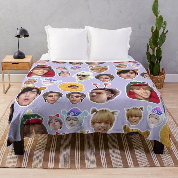 Item preview, Kim Taehyung with funny and cute memes designed and sold by D- Day.