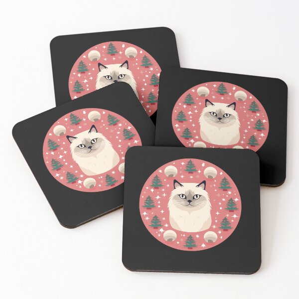 Item preview, Birman Cat Xmas Ornament, Love Cats designed and sold by Logiamerch.