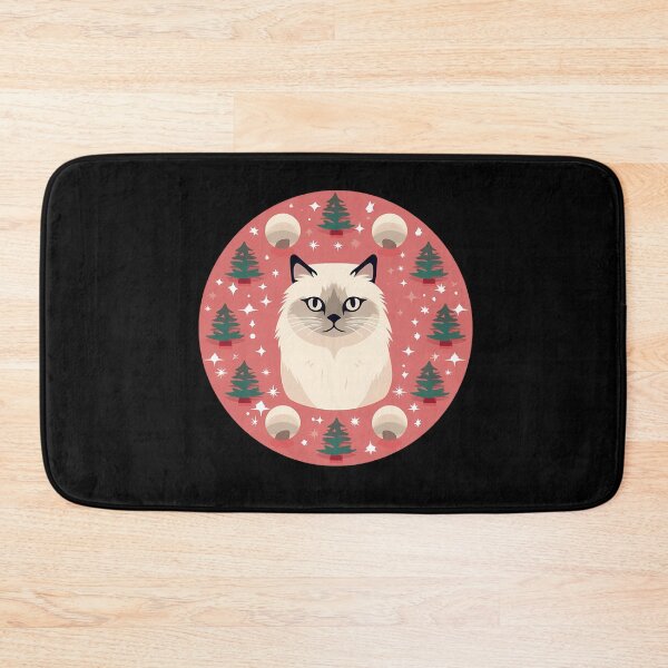 Item preview, Birman Cat Xmas Ornament, Love Cats designed and sold by Logiamerch.