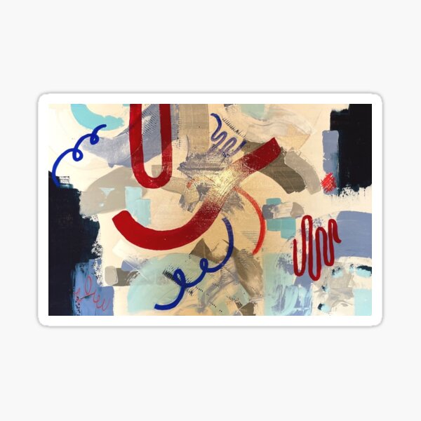 Aperçu de l'œuvre Peinture abstraite intitulée La Funky créée et vendue par DITCAR001.