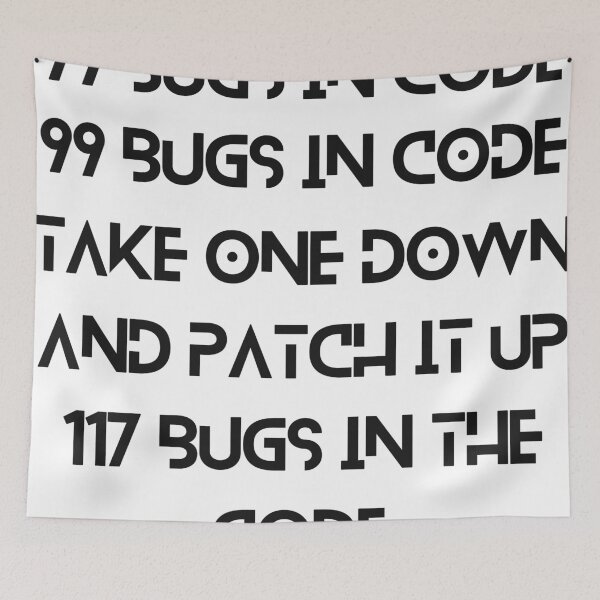 Item preview, 99 Bugs In Code - Funny Coding Quote - Gift for Programmer designed and sold by InkCraftHouse.