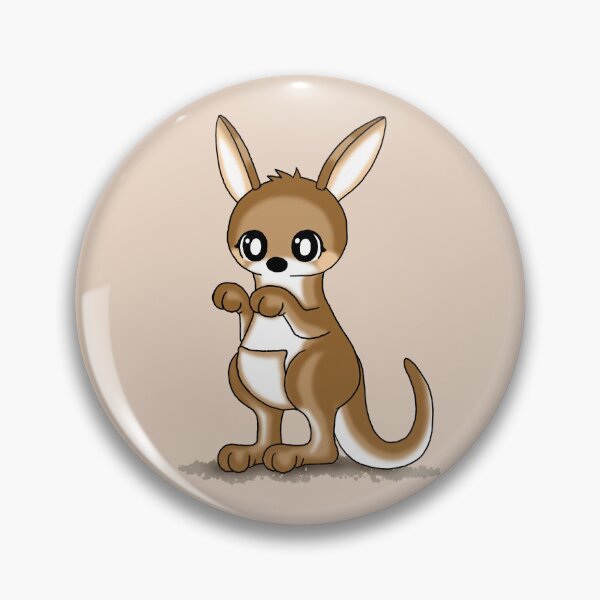 Item preview, cute kawaii Kangaroo designed and sold by Pezi-Creation.