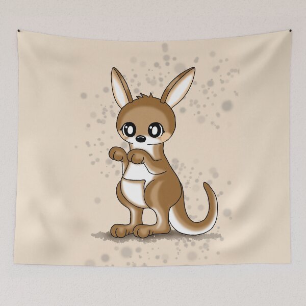 Item preview, cute kawaii Kangaroo designed and sold by Pezi-Creation.